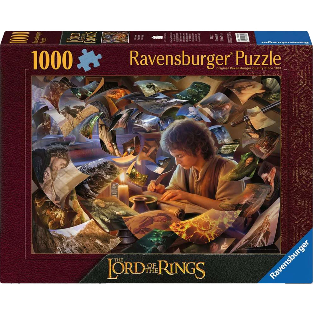 RAVENSBURGER Puzzle game 1000 pieces A rings Ura - Frodó trip to 12001810