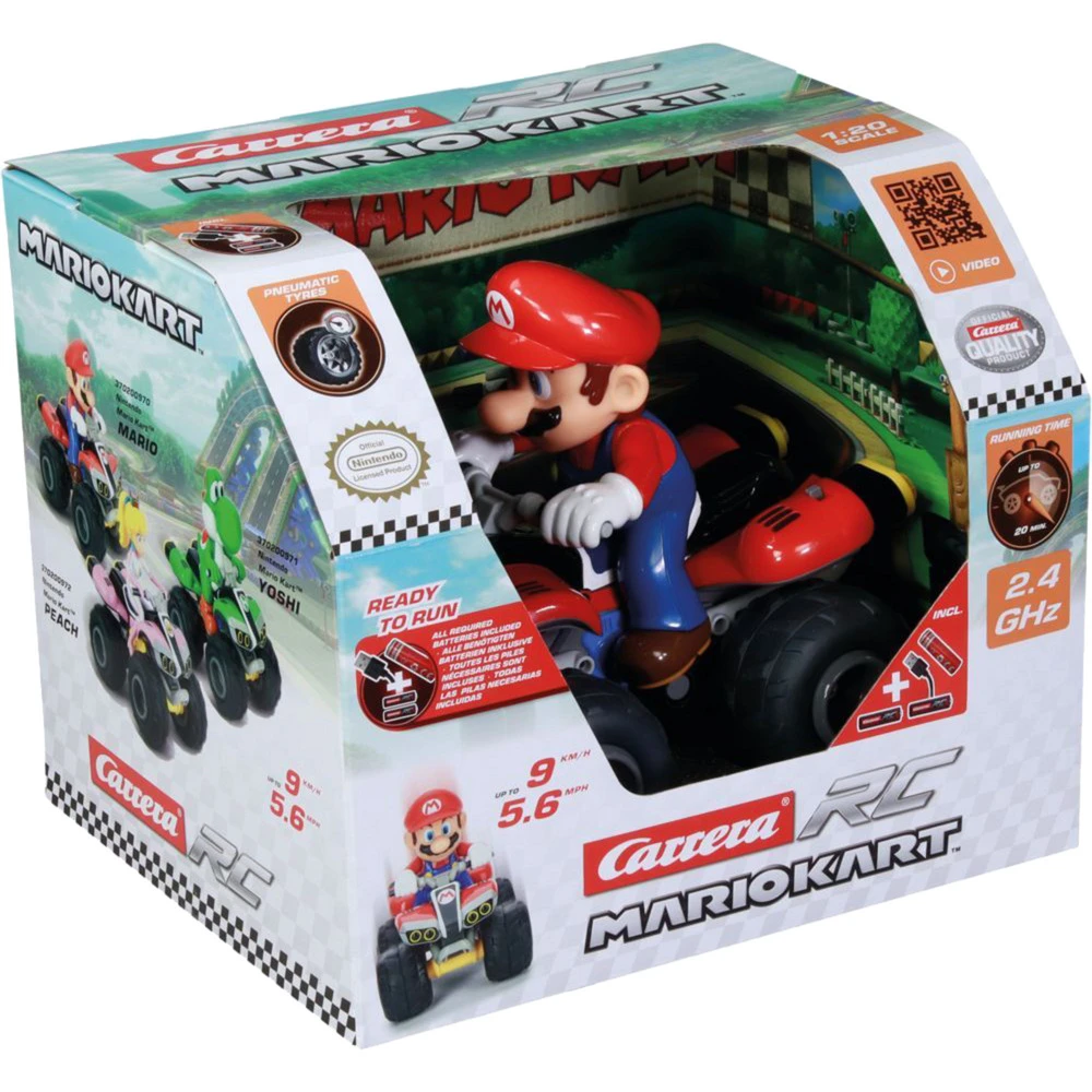 CARRERA RC 2.4GHz Mario Kart Mario Quad 1:20 370200970