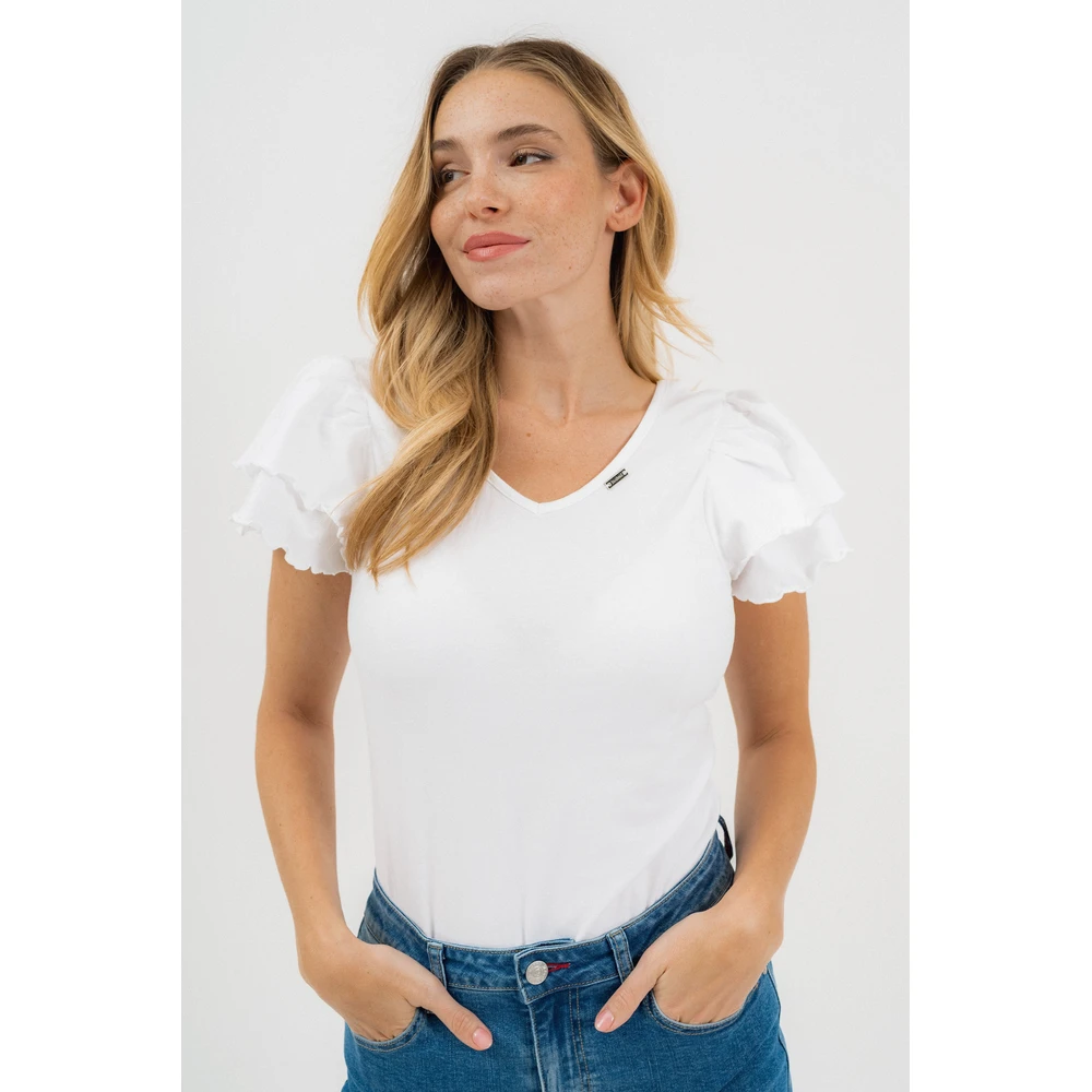 BUDMIL Fodros sleeve polo Female L white