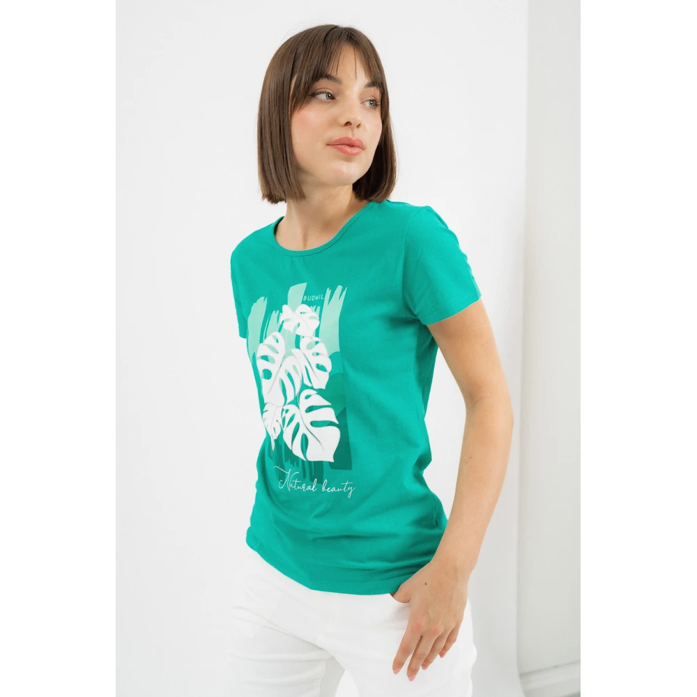 BUDMIL Karcsúsított polo depressed design Female S green