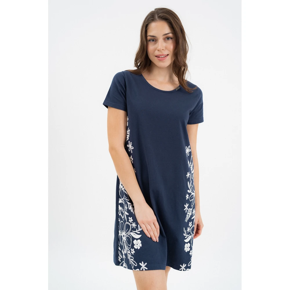 BUDMIL A-vonalú summer dress Female XS s.kék