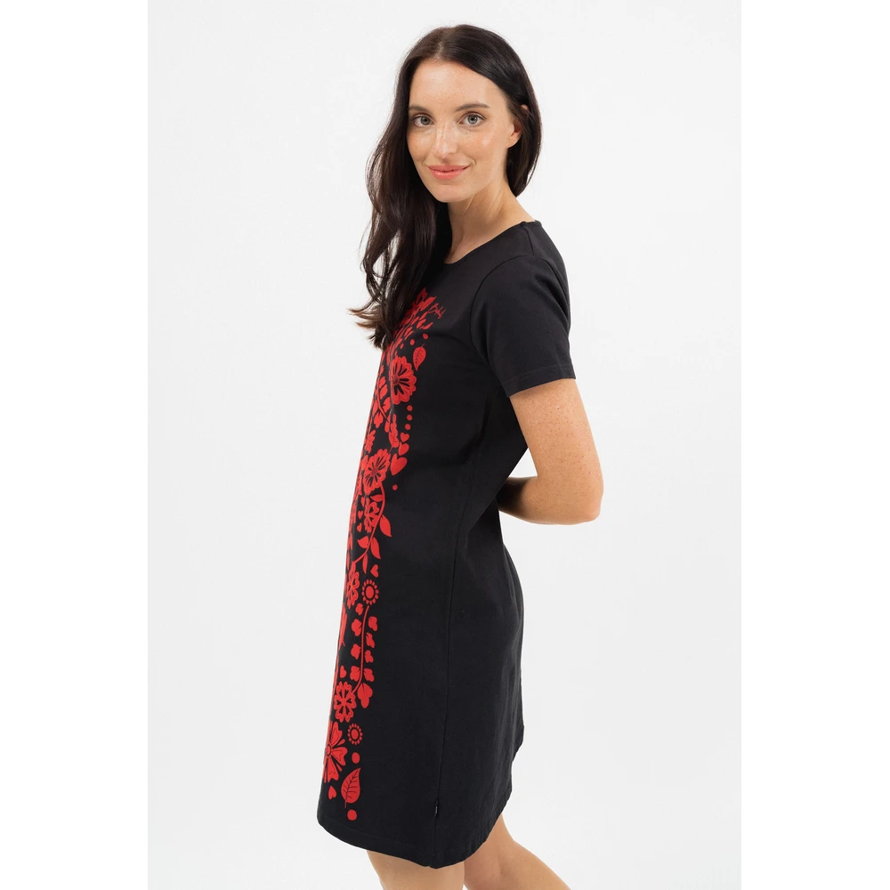 BUDMIL A-vonalú summer dress Female XS black
