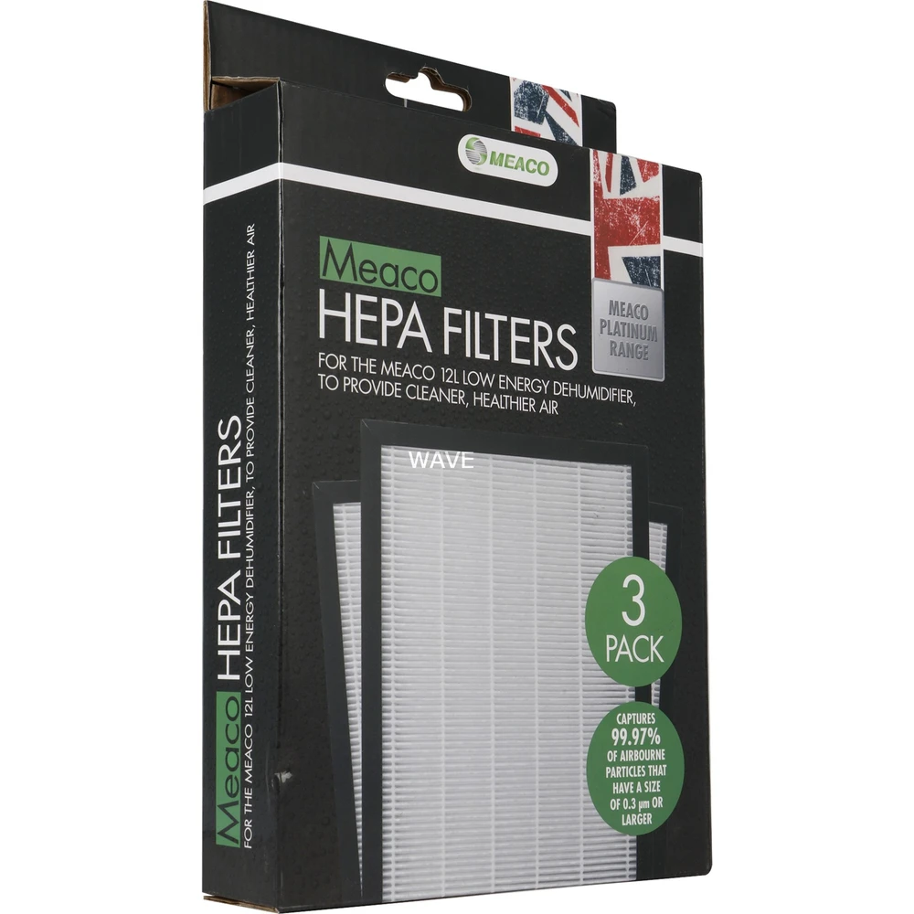 MEACO Platinum 12L HEPA szűrő csere Meaco 20L LowEnergy 3 db 12LHEPAEU