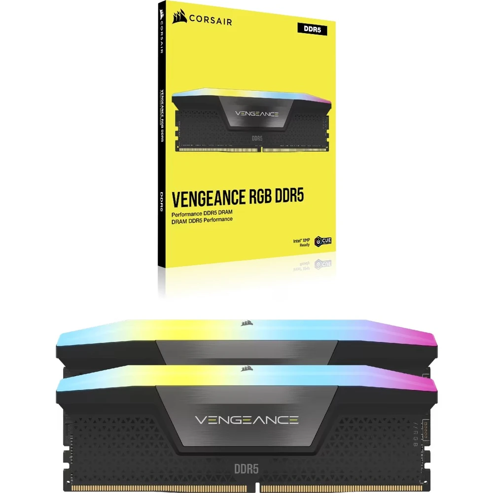 CORSAIR 64GB Vengeance RGB DDR5 6400MHz CL40 KIT CMH64GX5M2D6000C40
