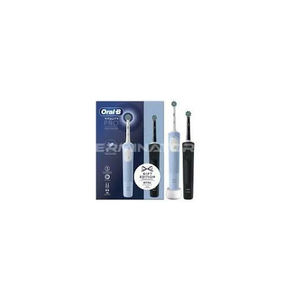 ORAL-B Vitality Pro D103 Duo electric toothbrush black-blue