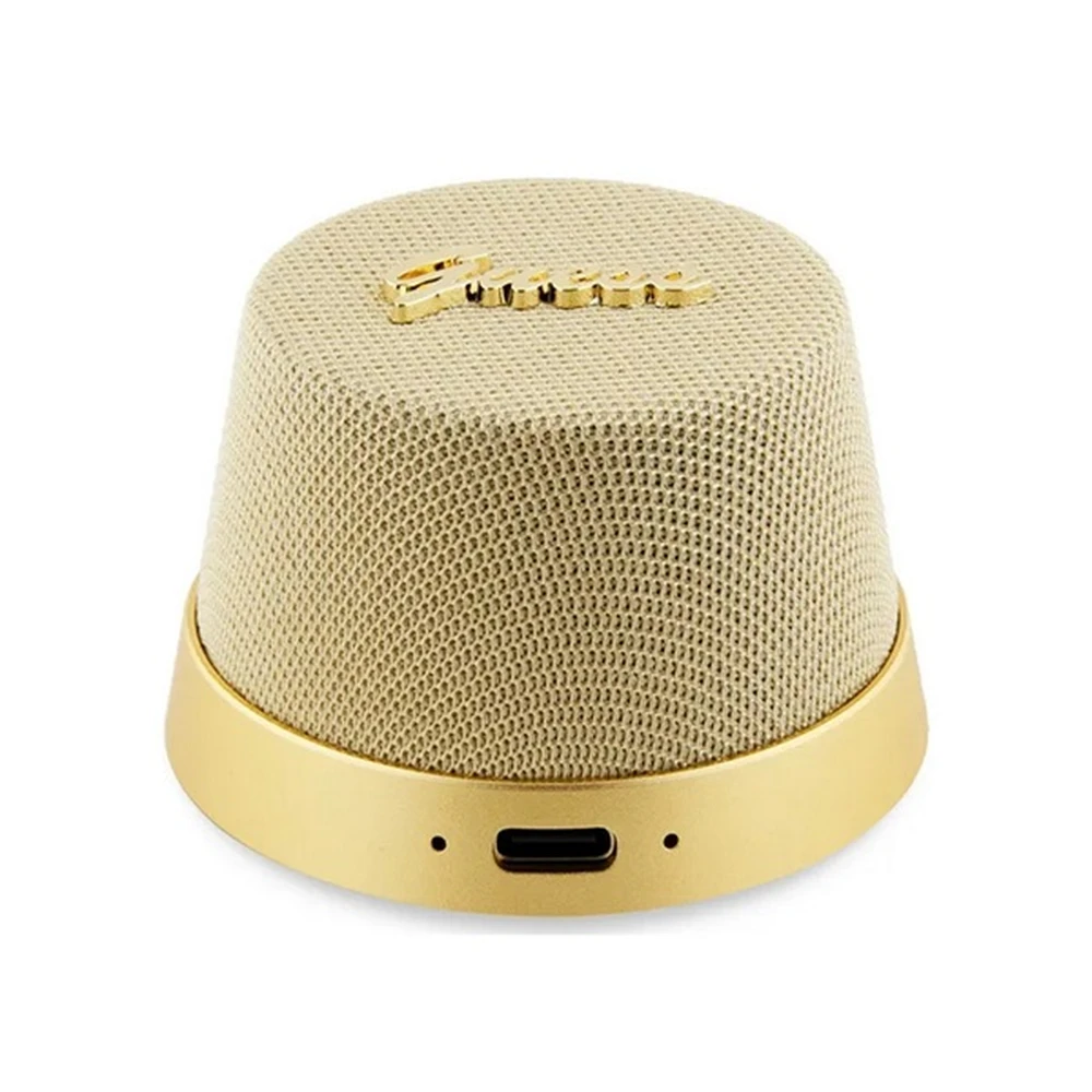 GUESS Script Metal MagSafe bluetooth portable speaker gold GUWSC3ALSMD
