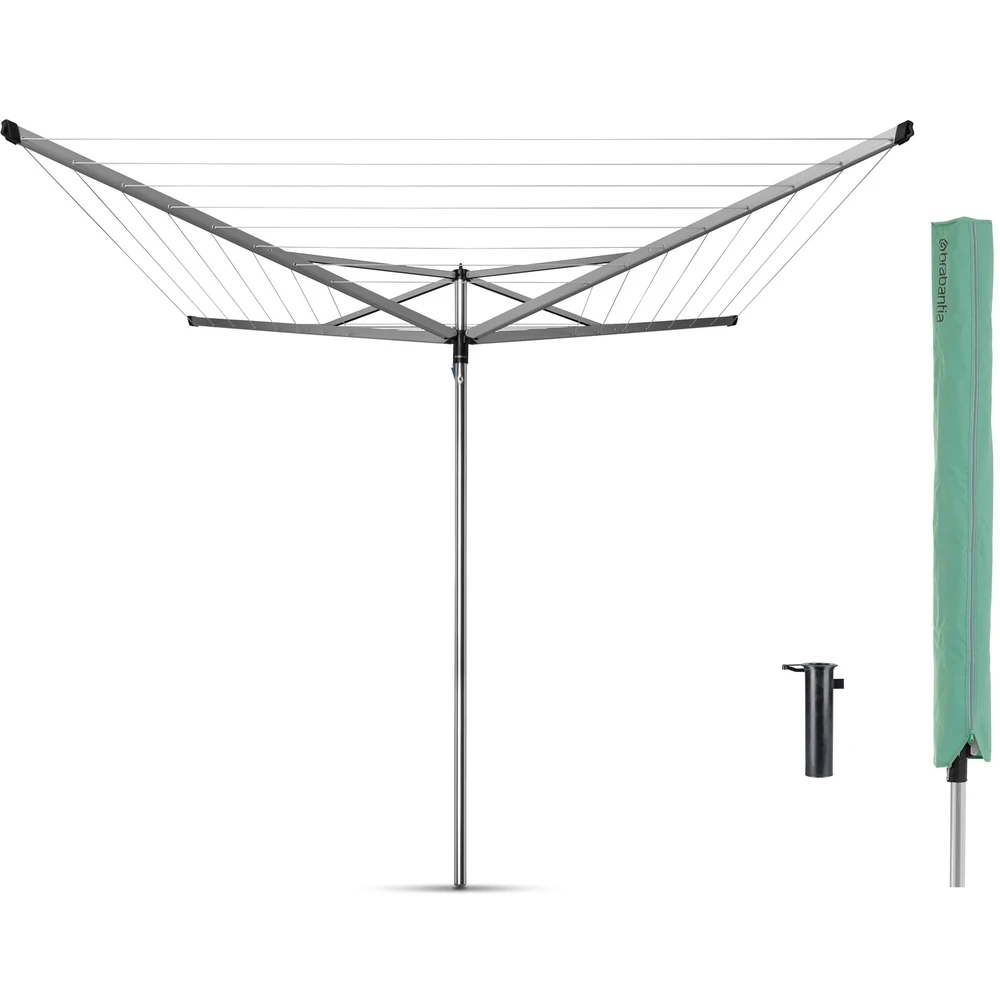 BRABANTIA Rotary Essential garden clothes dryer 40m UV-álló metal grey BR323201