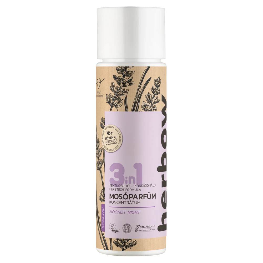 HERBOW 3in1 mosóparfüm öblítő és kondicionáló koncentrátum holdfényes éj 200 ml 101244