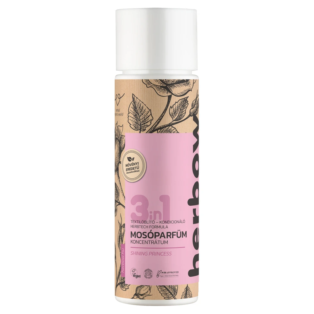 HERBOW 3in1 mosóparfüm öblítő és kondicionáló koncentrátum tündöklő hercegnő 200 ml 101245