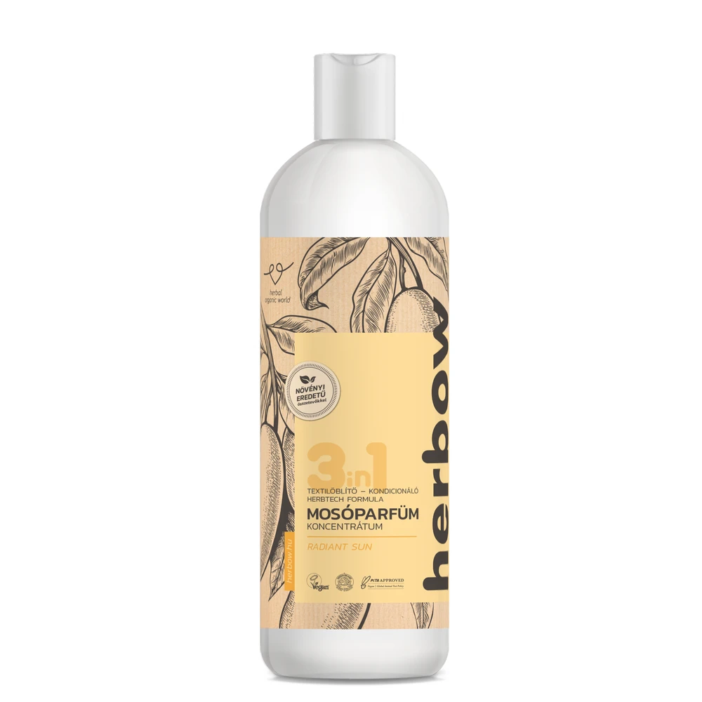 HERBOW 3in1 mosóparfüm öblítő és kondicionáló koncentrátum ragyogó nap 1000 ml 101255