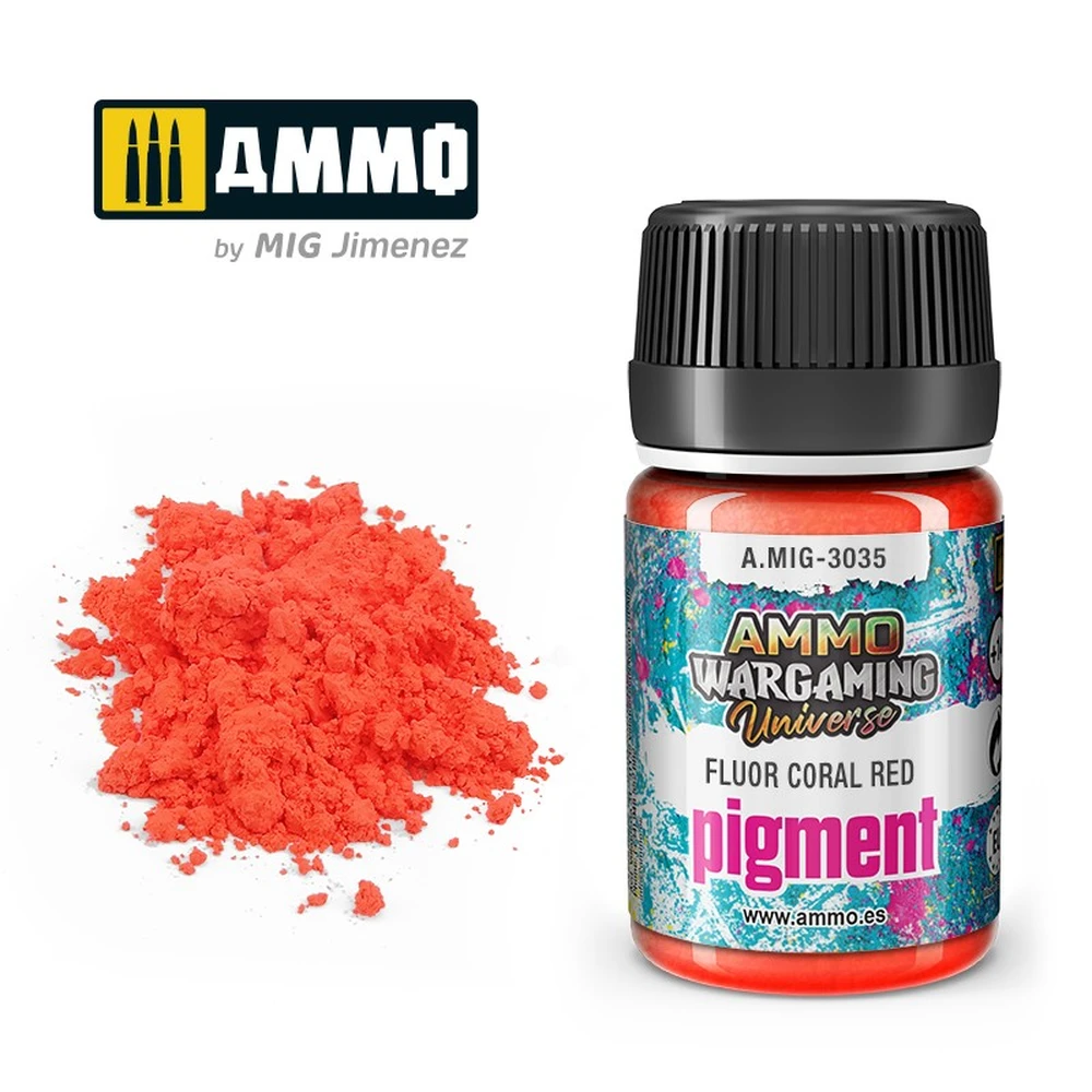 AMMO Fluor korall piros pigment AMIG3035