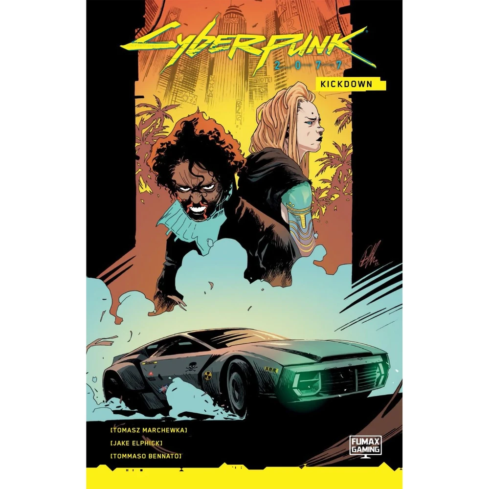 Tomasz Marchewka - Cyberpunk 2077: Kickdown képregény magyar 104 oldal FUMAXCB011