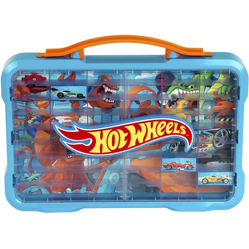 KLEIN TOYS Hot Wheels collector car holder box bright light effect 2408