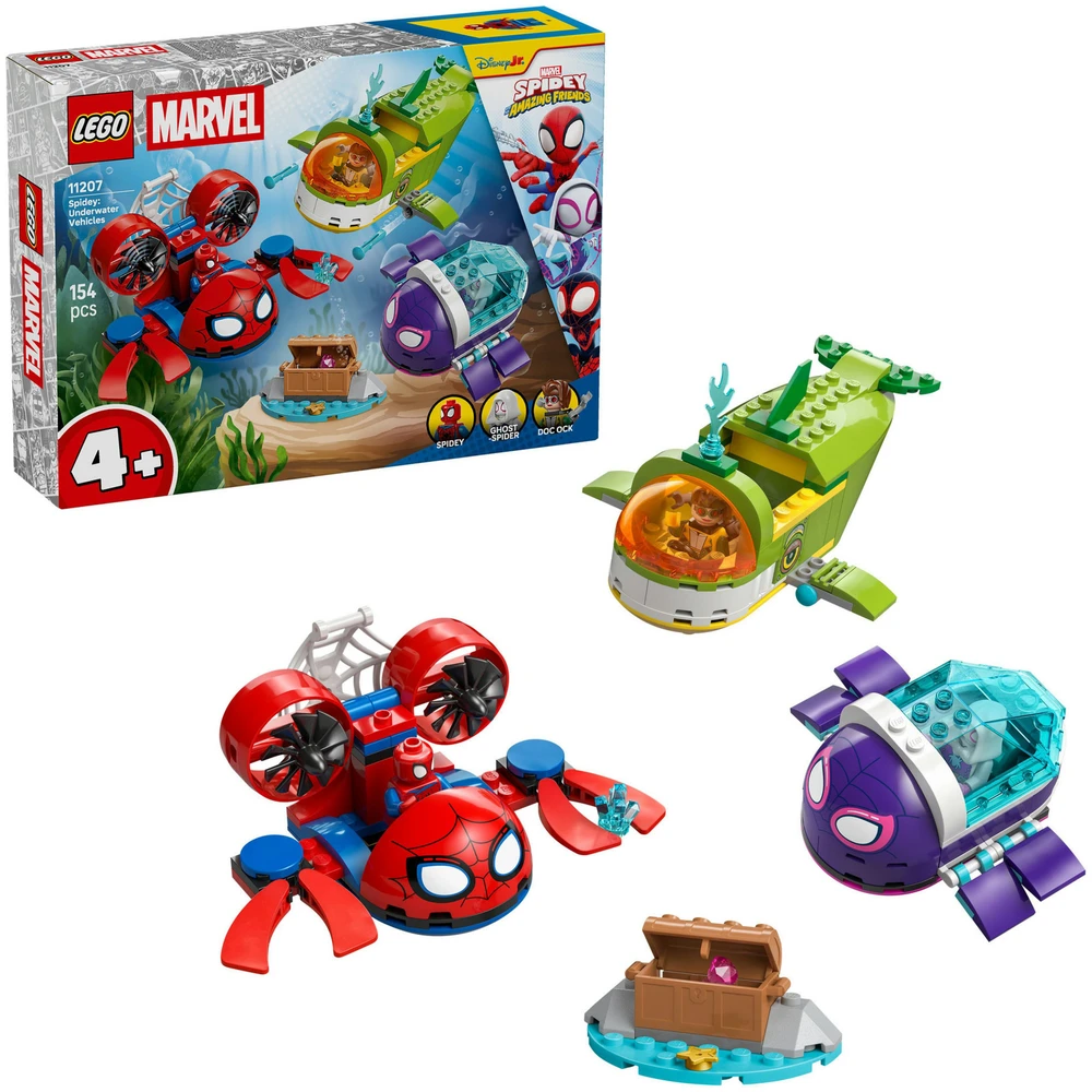 LEGO Marvel Spidey és szuperbaráti víz alatti járművek 11207
