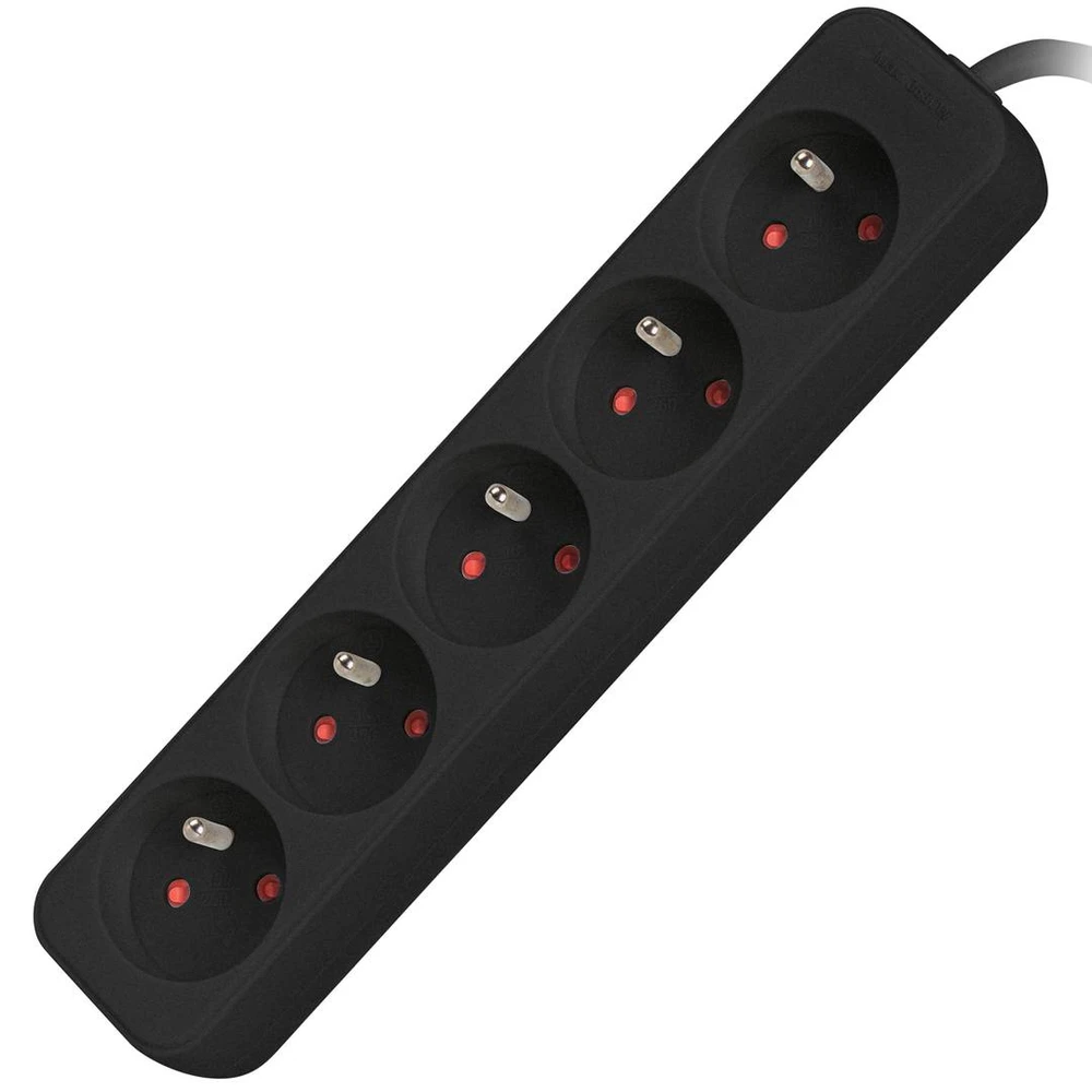 LANBERG 5 priză splitter 1.5m negru PS0-05E-0150-BK