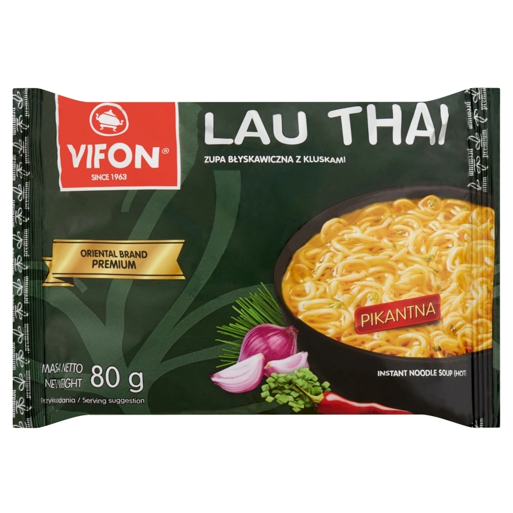 VIFON thai instant tésztás soup csípős 80g 101481