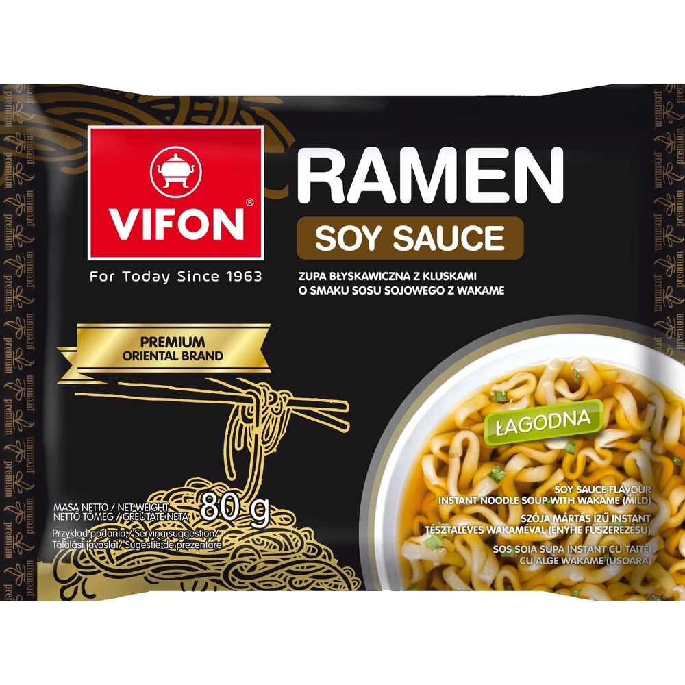 VIFON ramen Japan instant búzatésztás soup wakaméval 80g 101484