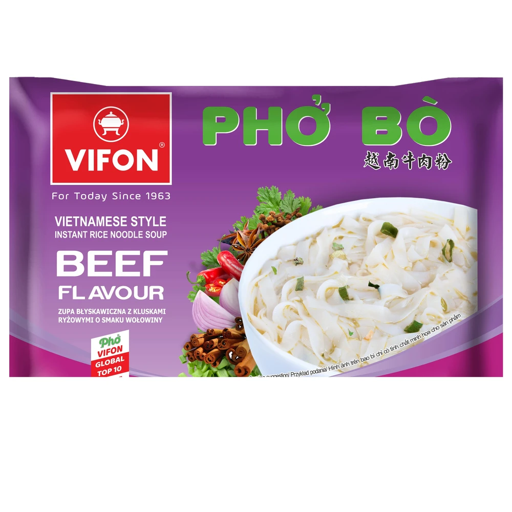 VIFON pho bo marhahús ízesítésű vietnámi instant tésztás soup 60g 101487