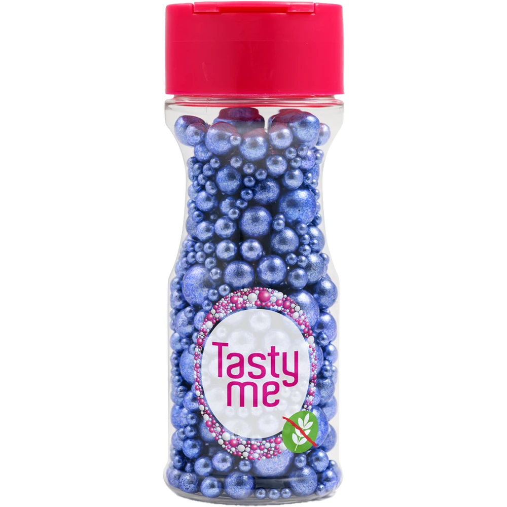 TASTY ME Gluténmentes metallic pearls tortadekor mix orgona 75g 101416