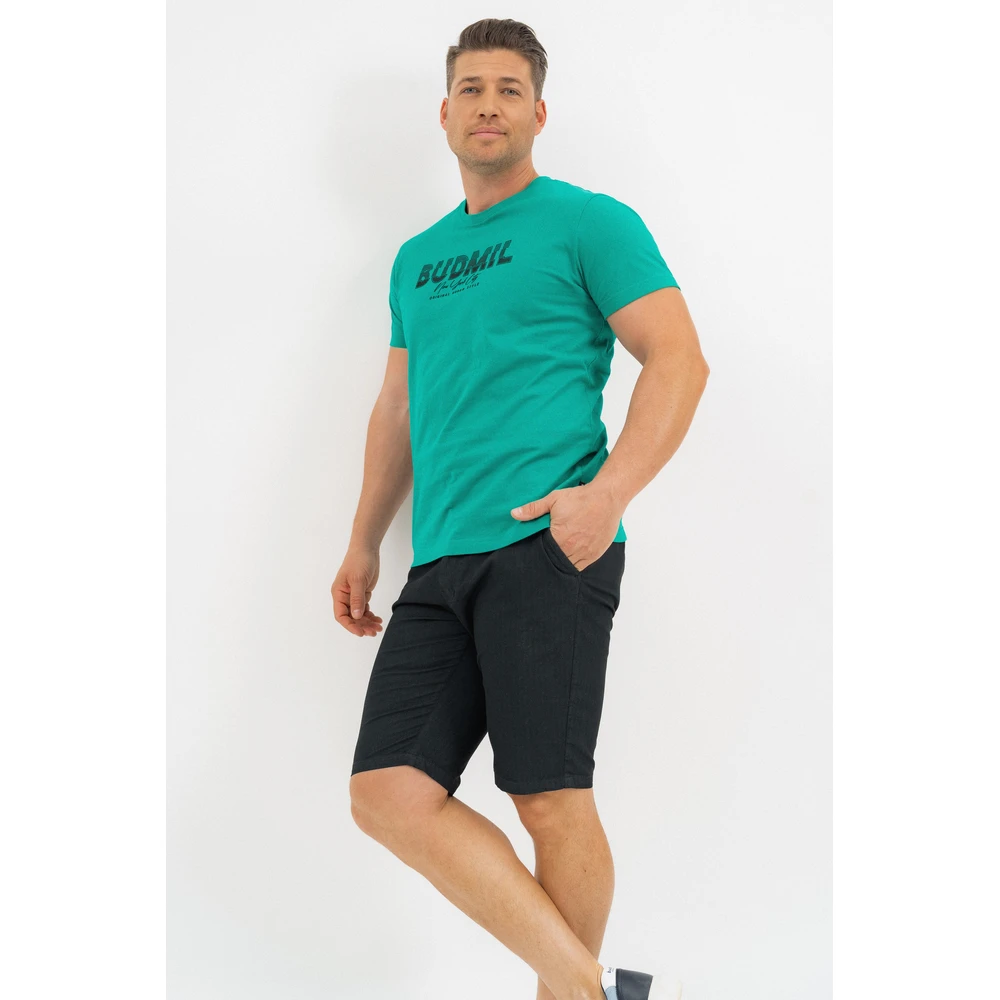 BUDMIL Bermuda pants Man M black