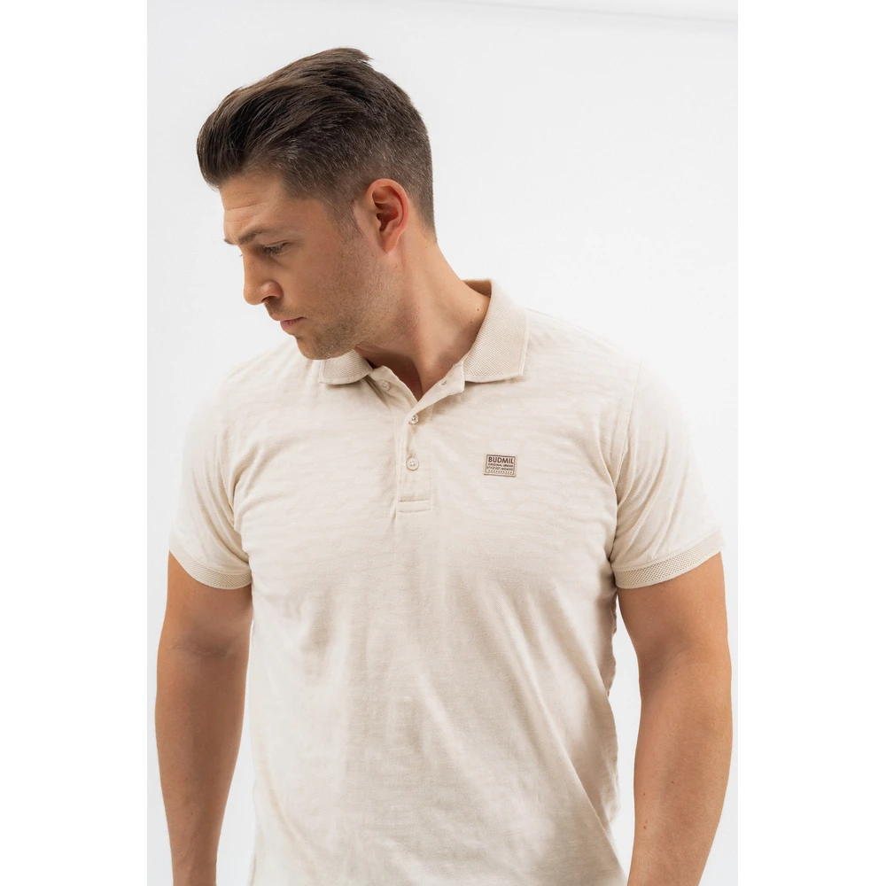 BUDMIL Galléros piké polo Man XL beige