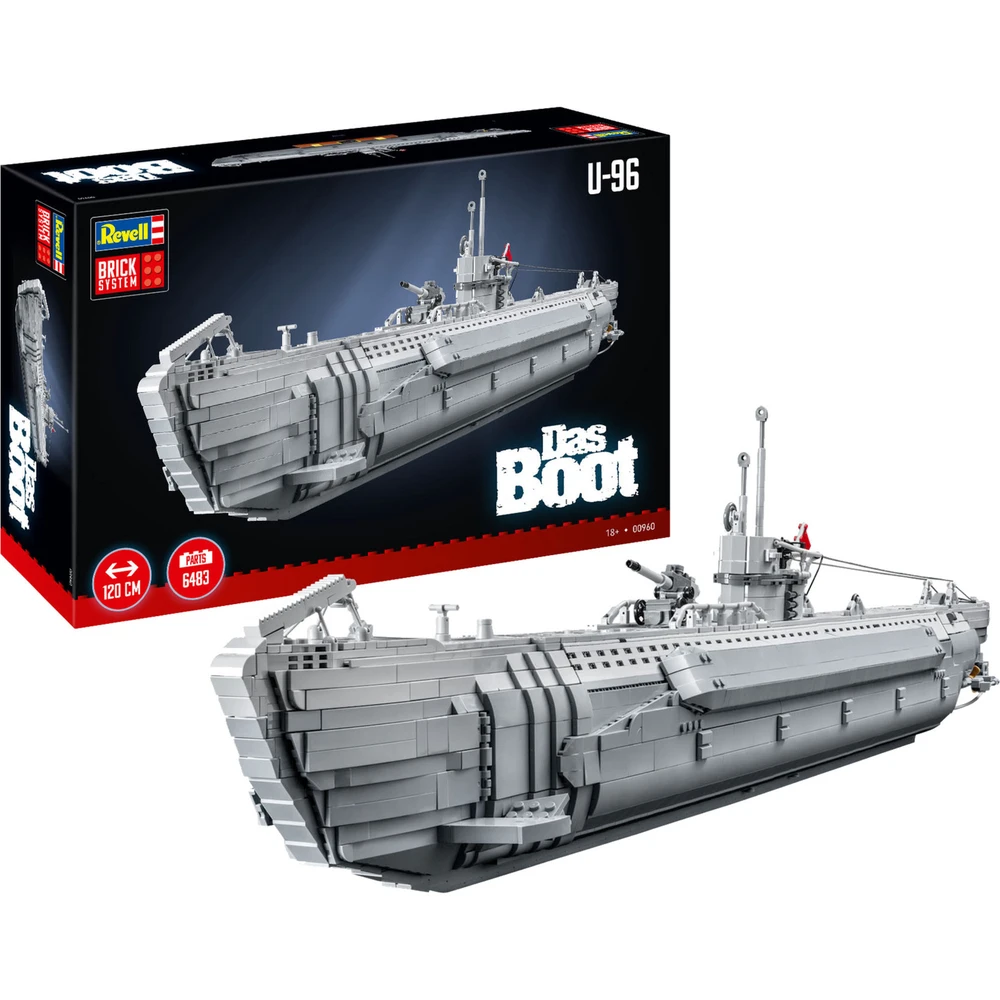 REVELL Brick System "Das Boot" tengeralattjáró építőjáték 00960