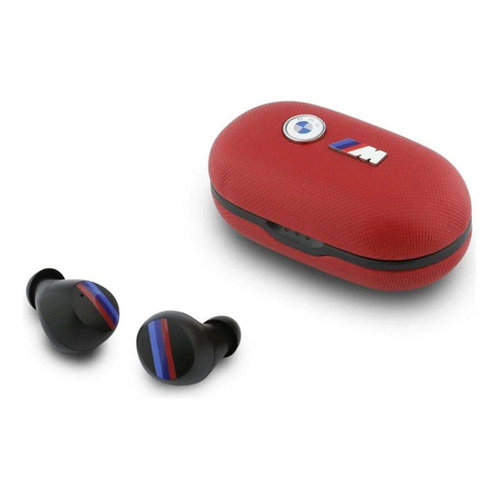CG MOBILE BMW Metal Logo TWS cable without bluetooth earphone ENC red
