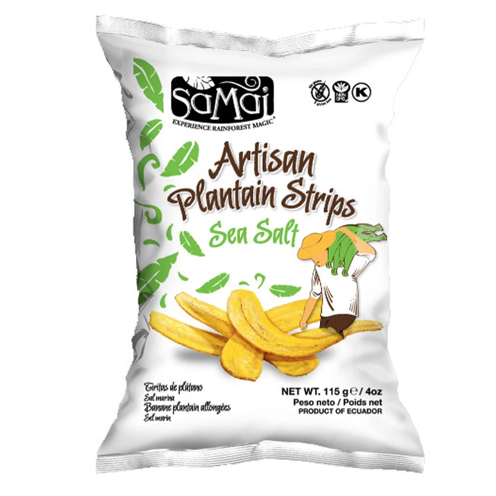 SAMAI plantain főzőbanán chips maritime sós 115g 101505