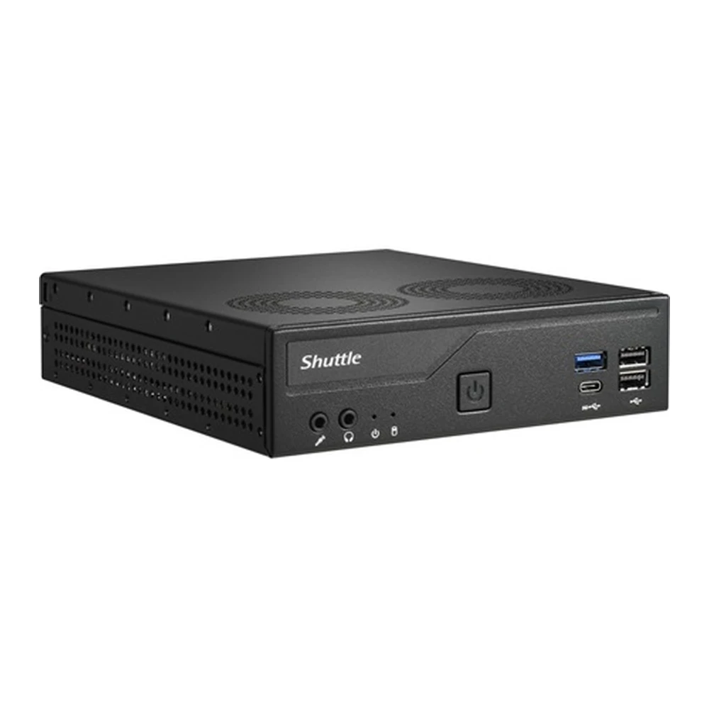 SHUTTLE Barebone PC S1700 H610 fekete 120W GLN HDMI DisplayPort COM DH610V2