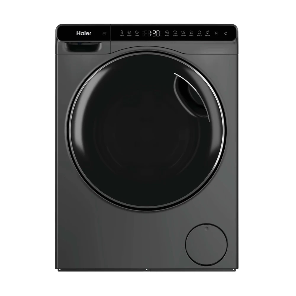 HAIER HW50-BP12307GU1S Mosógép elöltöltős 5 kg A fekete
