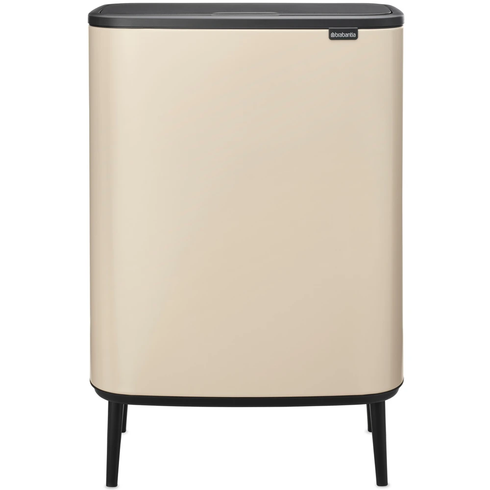 BRABANTIA Bo Touch Bin Hi waste collection Soft-Touch lábakon standing 60L steel bright beige - 247941 BR247941