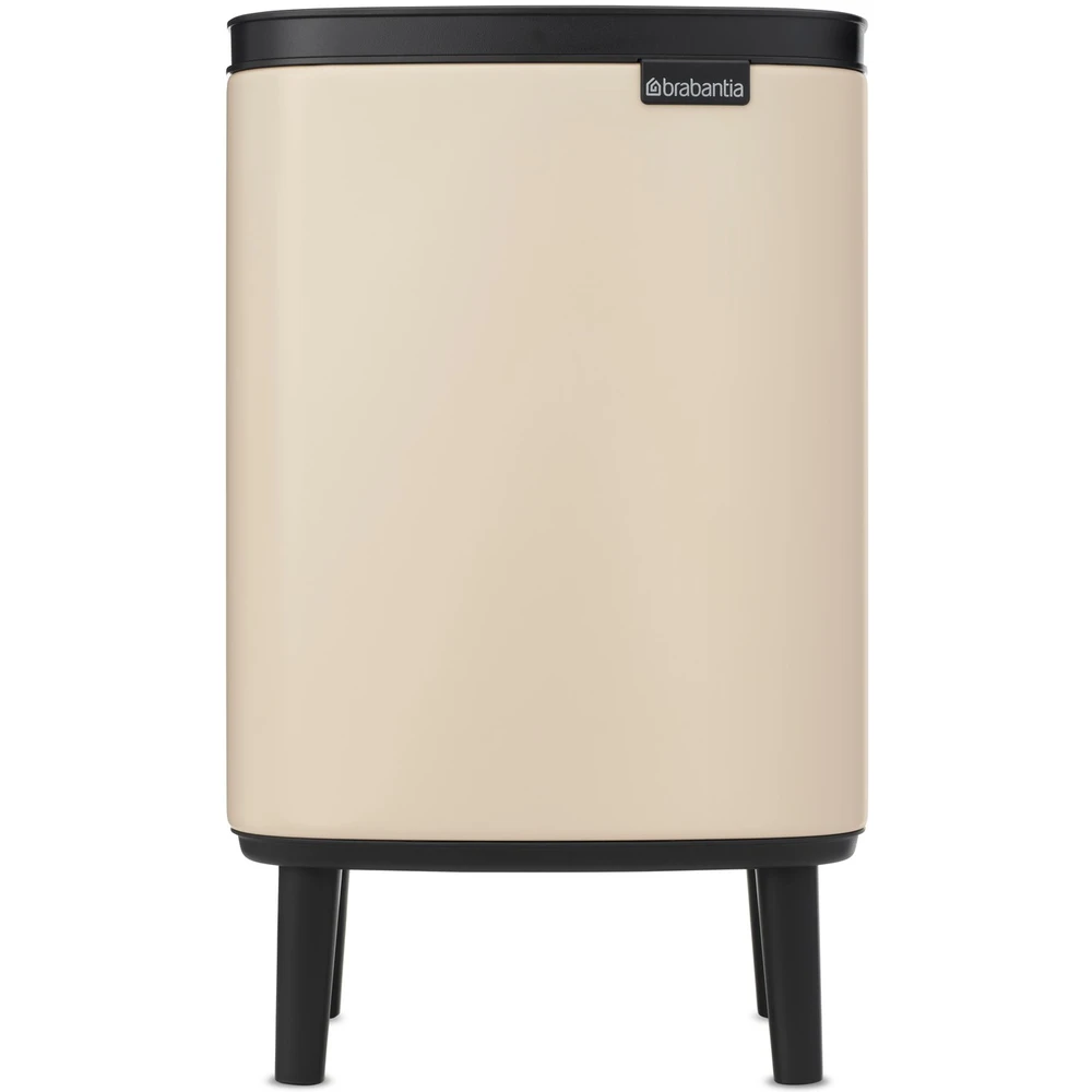 BRABANTIA Bo Waste Bin Hi waste collection Soft-Close 7L bright beige BR251641