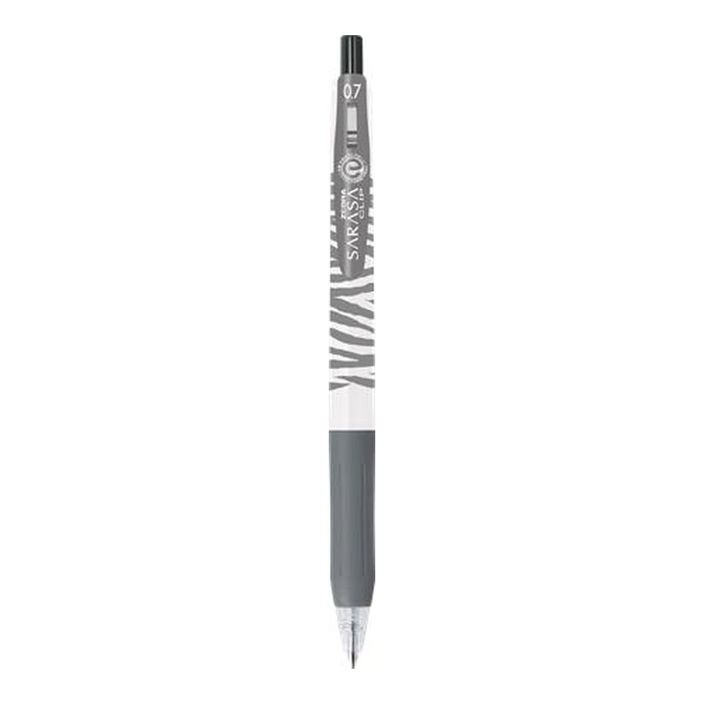ZEBRA Zseléstoll push-button 0.33 mm pasztellfekete TZ13983