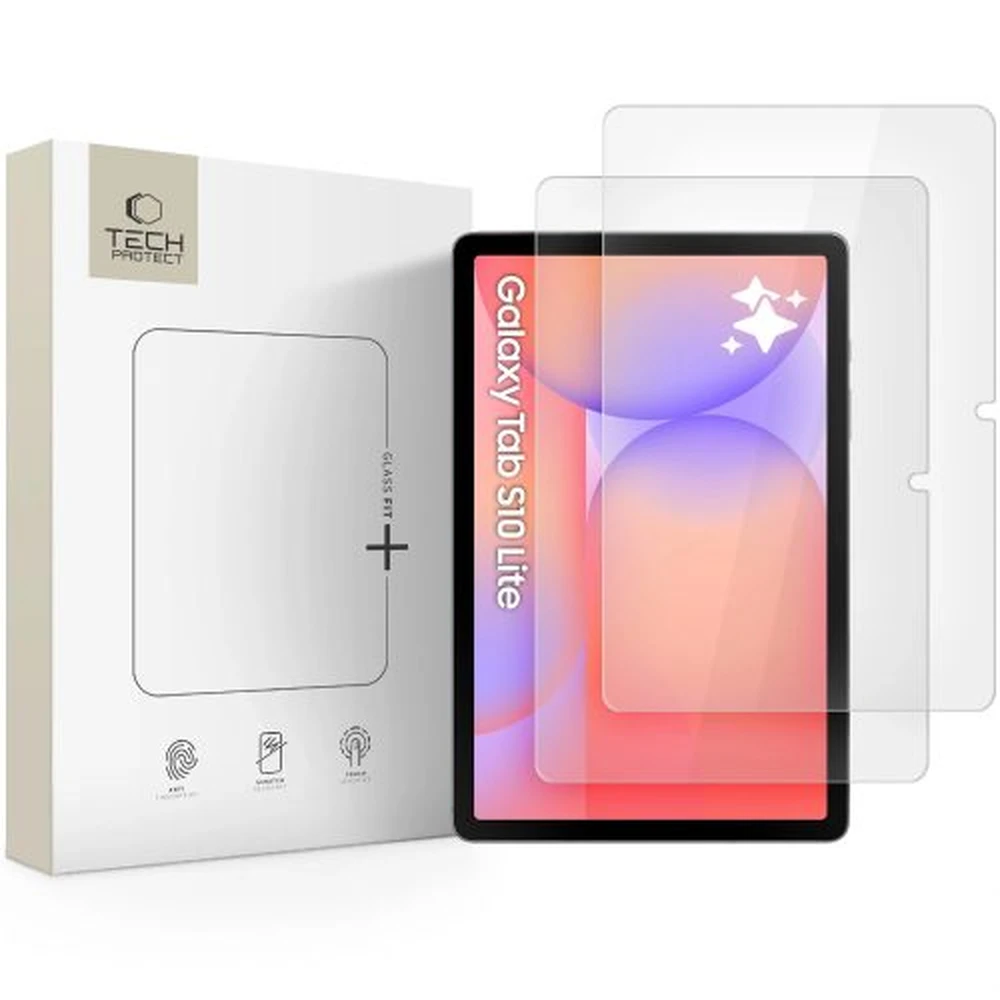 TECH-PROTECT Glass Fit+ tempered glass screen protector foil Samsung Galaxy Tab S10 Lite transparent SP111913