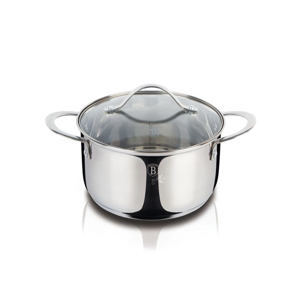 BERLINGER HAUS Lábas fedővel 18cm rozsdamentes acél BH/6595