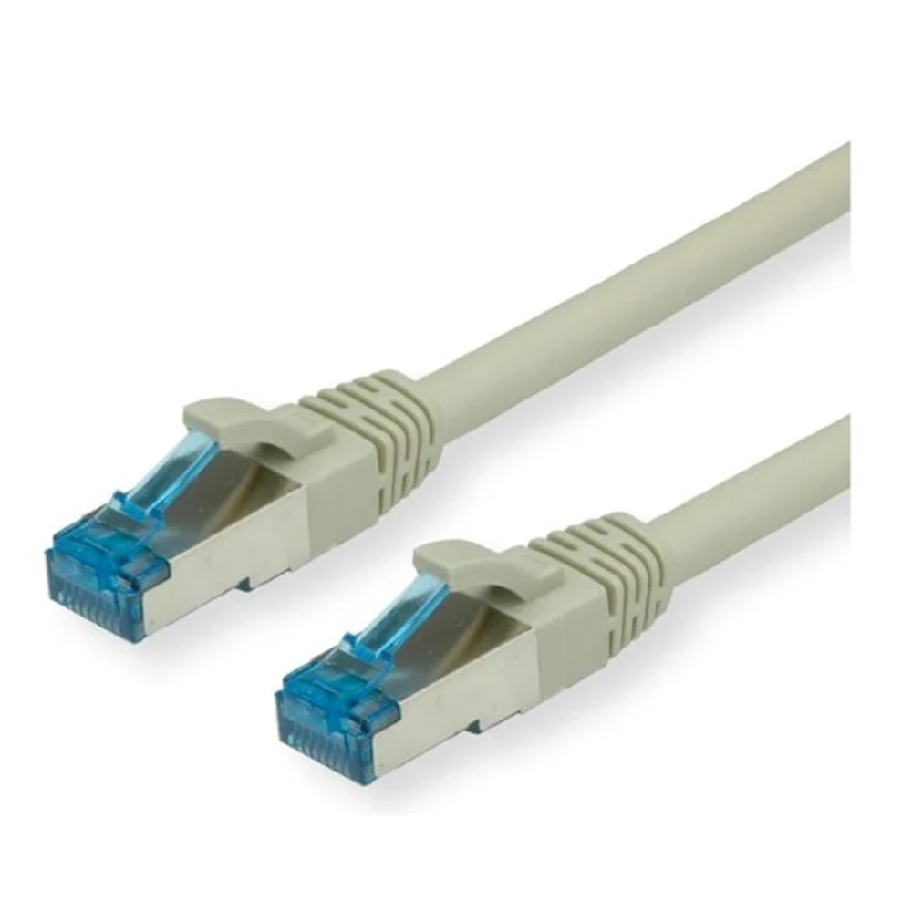 VALUELINE S/FTP CAT6a Patch Kabel Grau 10m 21.99.0867-40