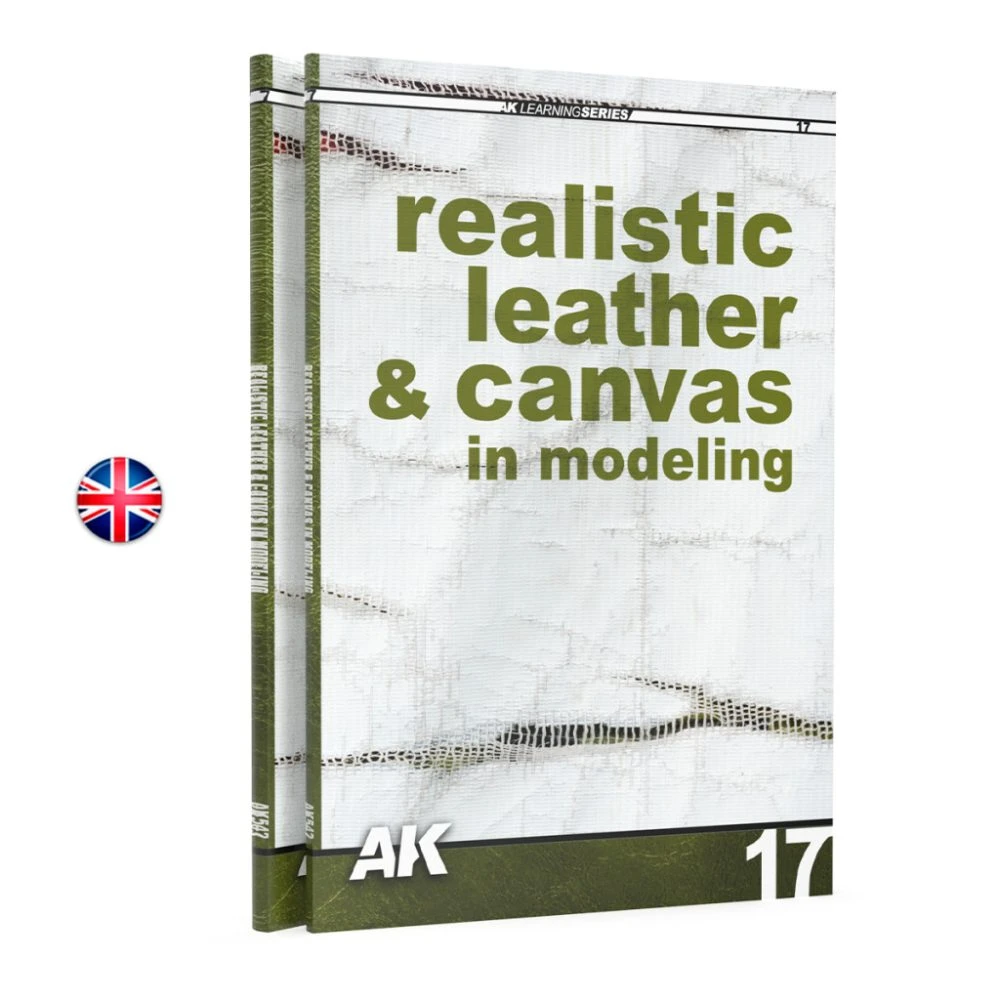 AK INTERACTIVE Learning 17 Realistic Leather valósághű Skin festési book AK542