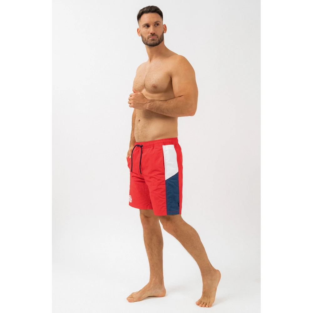 BUDMIL Beach short Man XL Red White