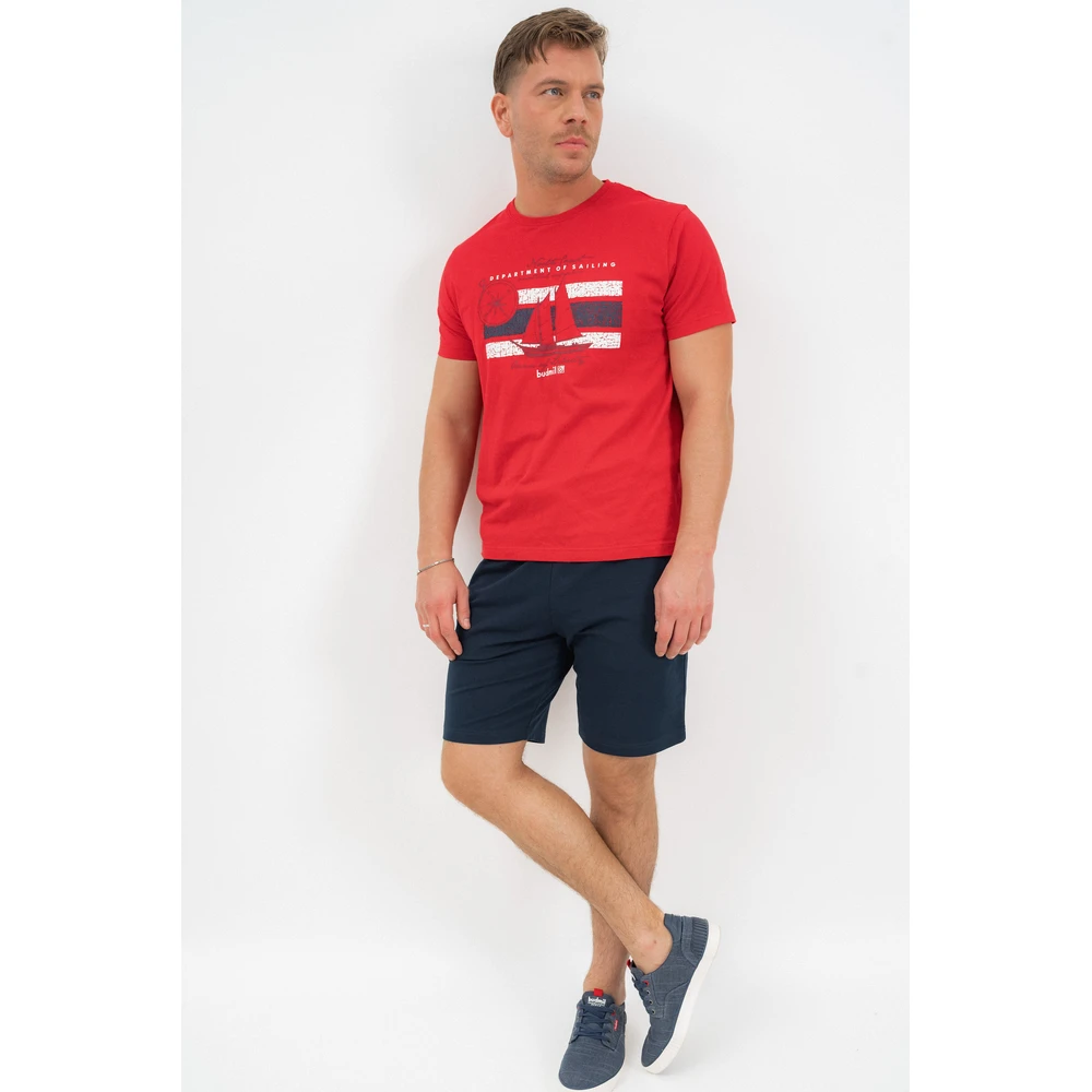 BUDMIL Bermuda pants Man S s.kék