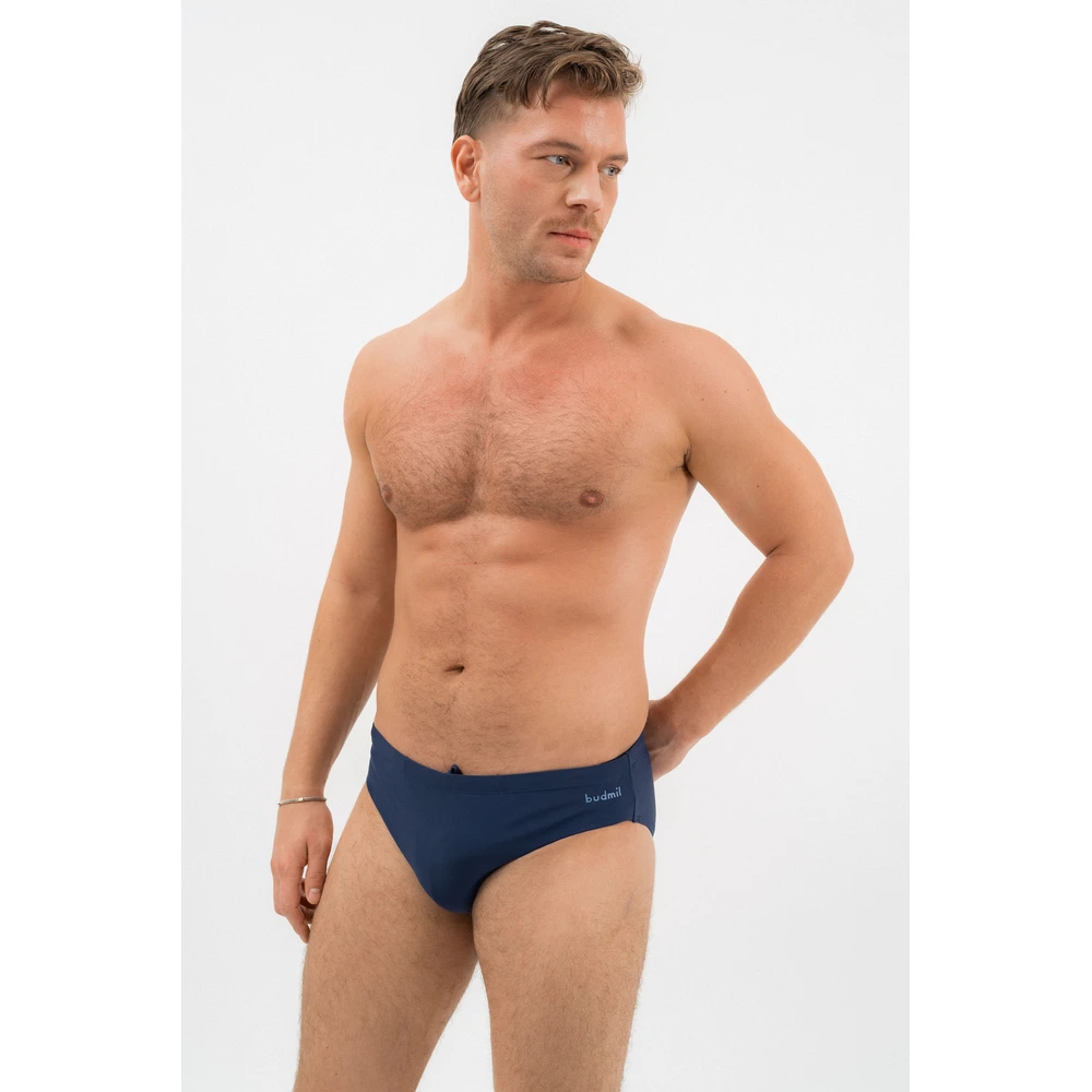 BUDMIL Man sportos úszónadrág depressed design dark blue XXXL