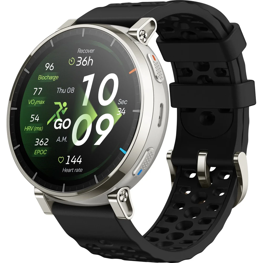 AMAZFIT Active 3 Premium NFC smart watch Apex Silver XMAMAACT2PRNFCAS