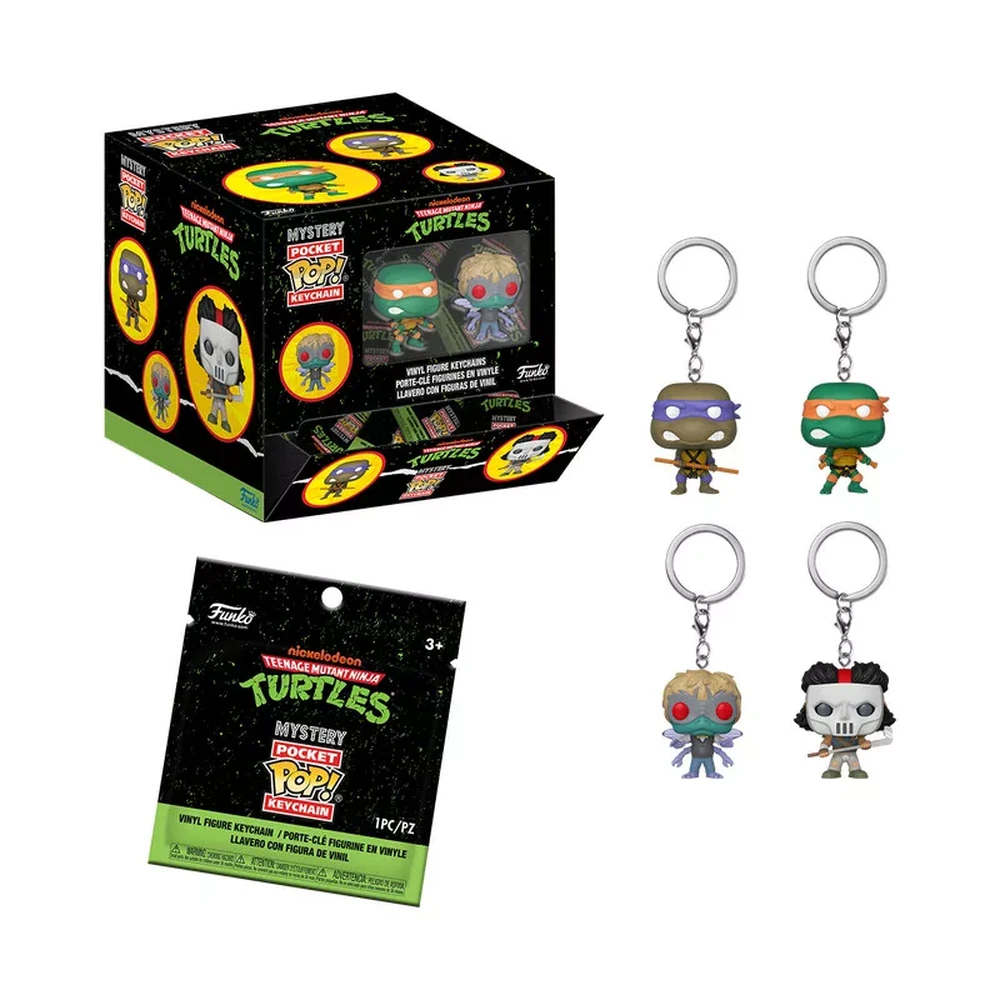 FUNKO Pocket Pop Keychain TMNT meglepetés kulcstartó 12db PDQ 889698882972