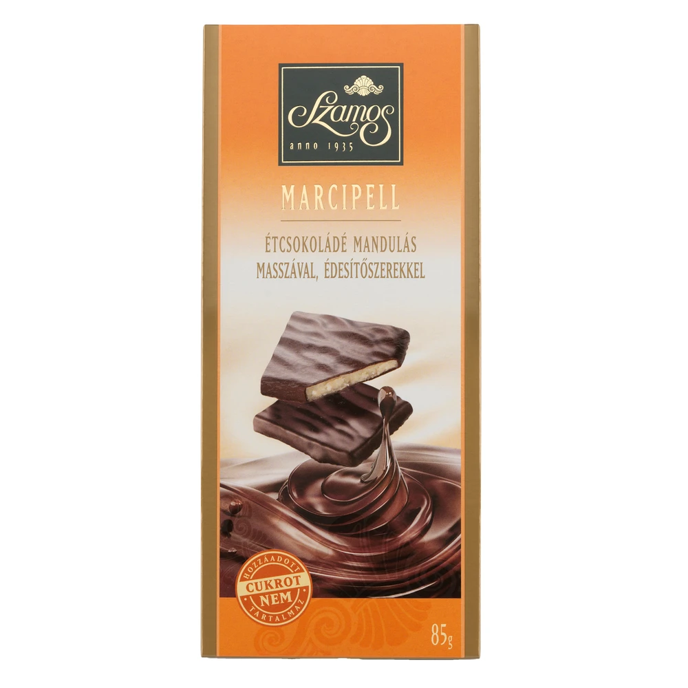 SZAMOS Marcipell táblás chockolate édesítőszerekkel 85g 101699