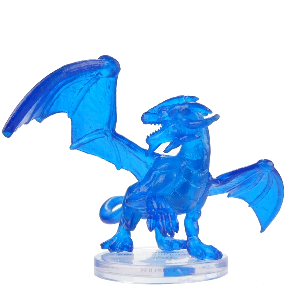 WIZK!DS D&D Icons of the Realms Monster Menagerie Revisited Sapphire Dragon Wyrmling kalandjáték figura DND5EMINIMOMERE040