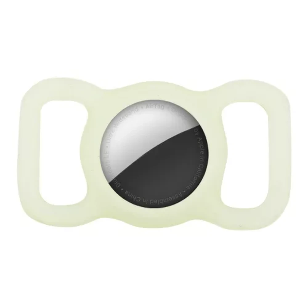 WOOZE AirTag Pet Guard szilikon tok nyakörvre fehér SP114876