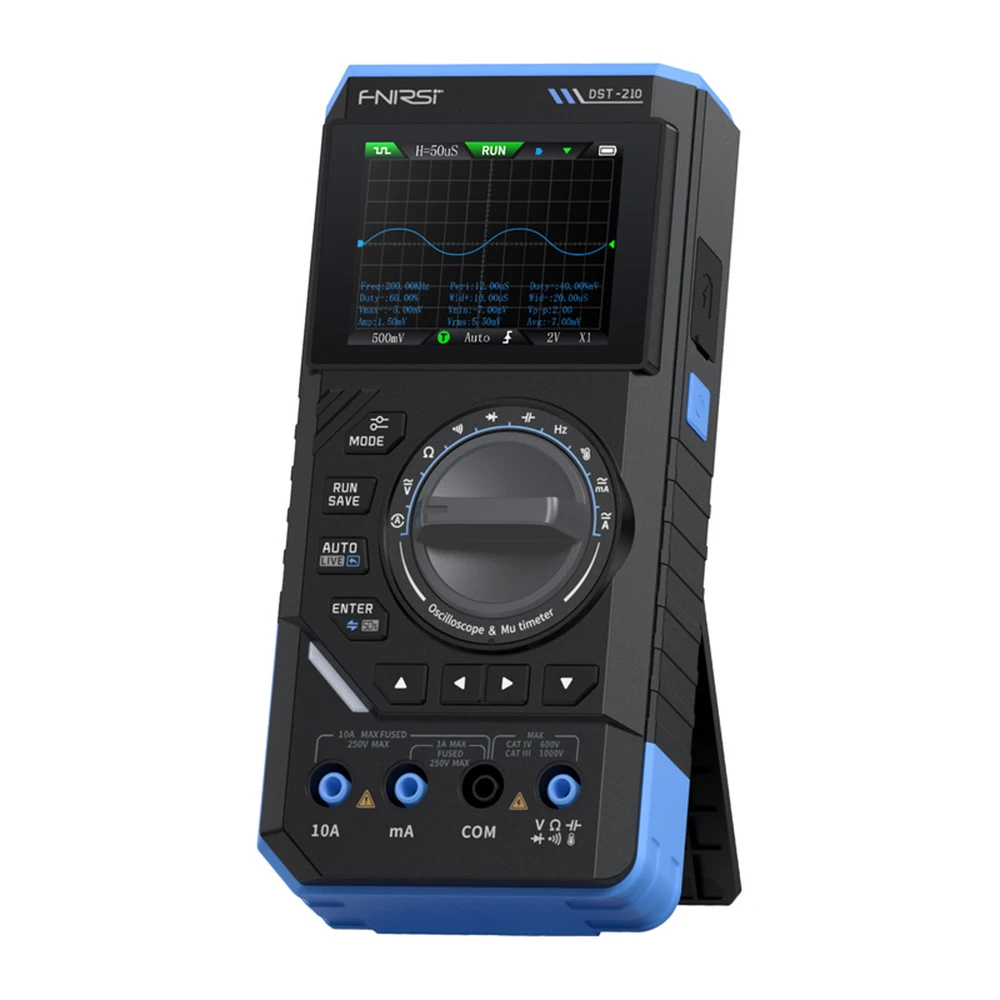 FNIRSI DST-210 3 az 1-ben manual digital multimeter oszcilloszkóp jelgenerátor