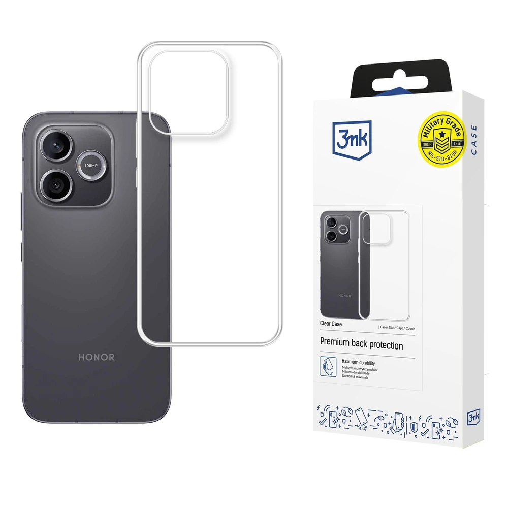 3MK Clear Case back plates Honor 600 Lite transparent