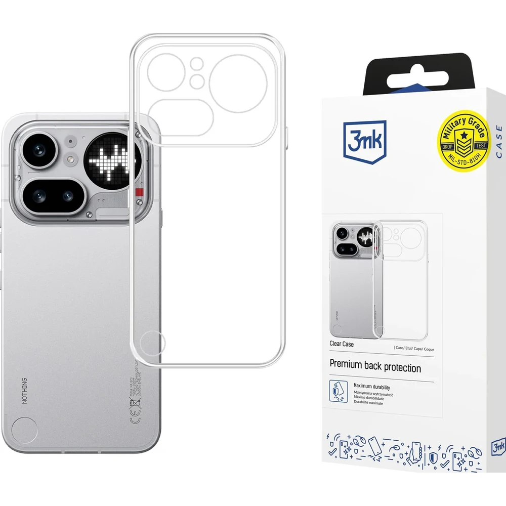 3MK Clear Case transparent case Nothing Phone (4a)