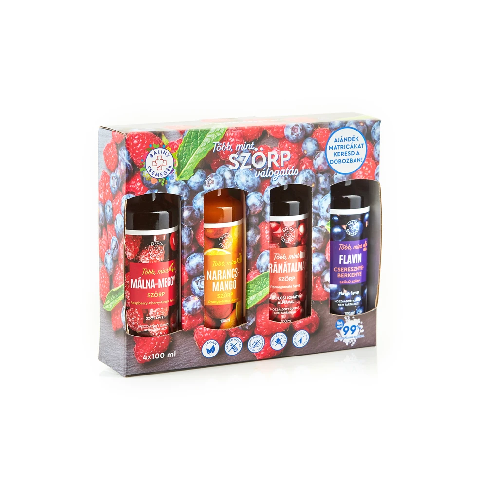 Bálint csemegék more mint syrup selection flavonoid-mix 4x100ml 101889