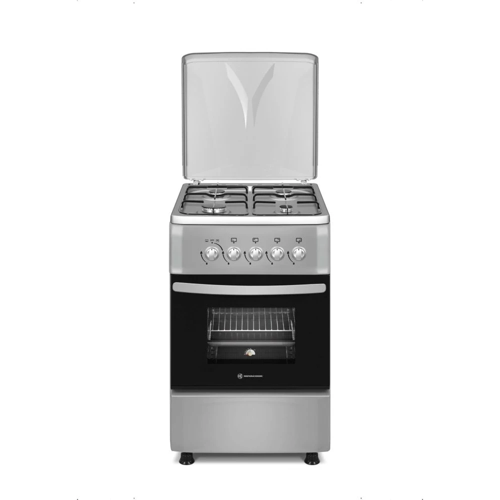 NOVACOOK Tűzhely gázos LPG reduktorral inox F5S40G1 INX LPG